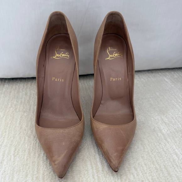 Christian Louboutin So Kate Heels in Nude Calfskin Leather - Picture 3 of 5